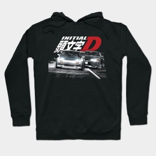 initial d street racing Ryosuke Takahashi FC vs Rin Hojo r32 Hoodie